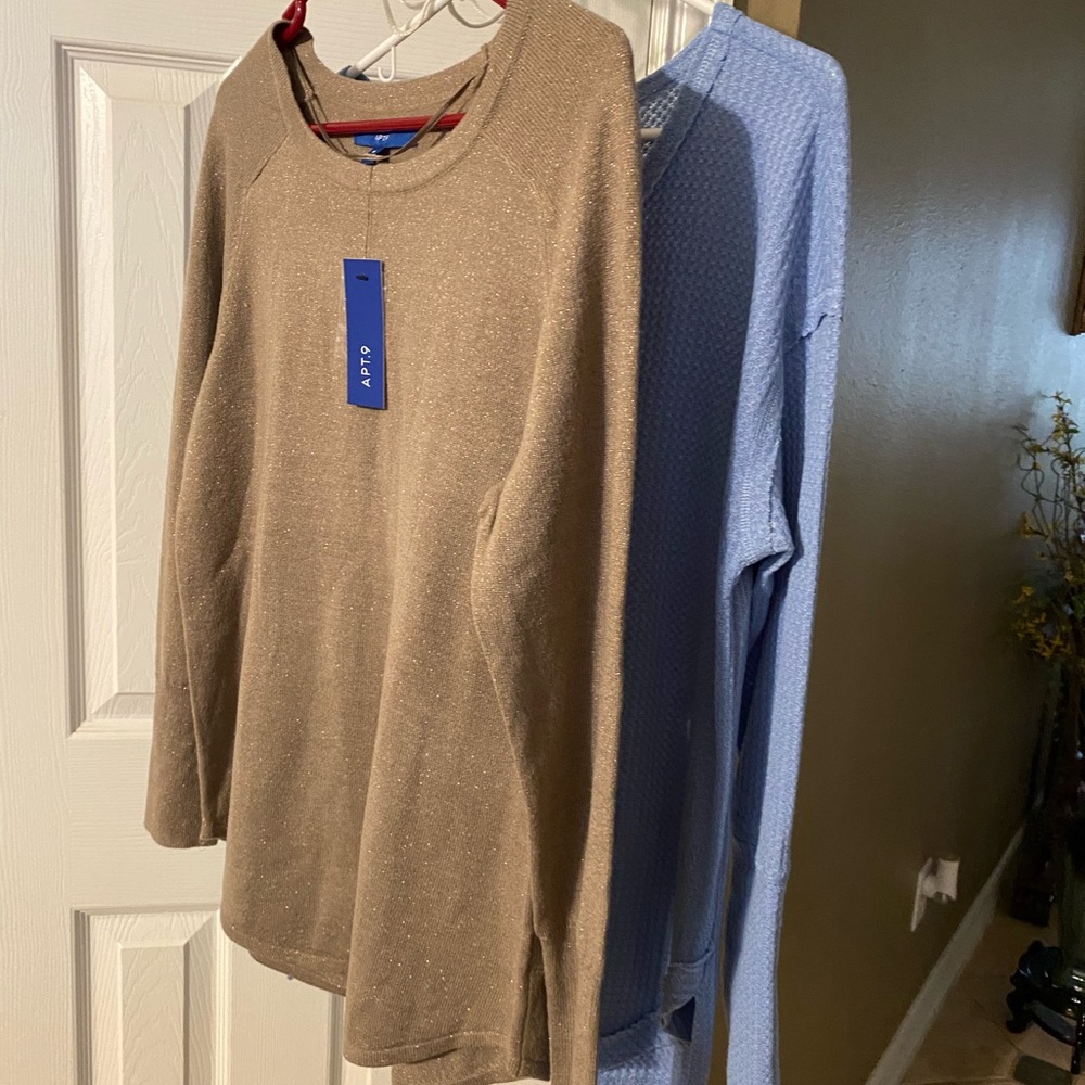 2 NWT nice sweaters size M. Both together cost only $23